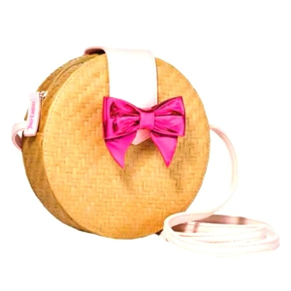 Juicy Couture Handbag Purse Crossbody Bag Straw “Strap 24“ NWT - Picture 1 of 4